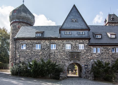 Friedewald castle hotel in the Westerwald