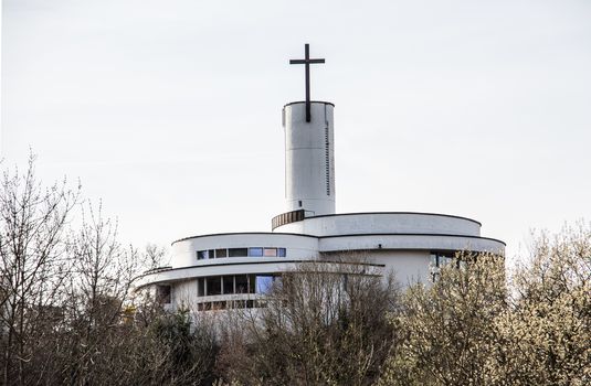 modern Christian church as a rotunda