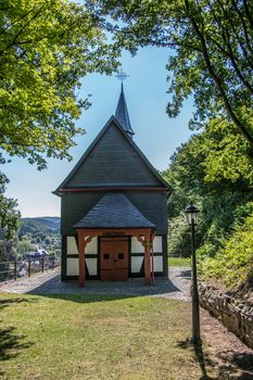 Half-timbered Heisterkapelle in Wissen