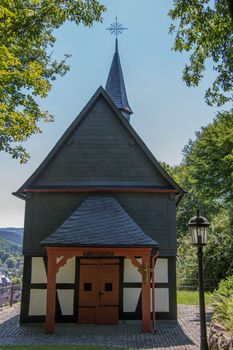 Half-timbered Heisterkapelle in Wissen