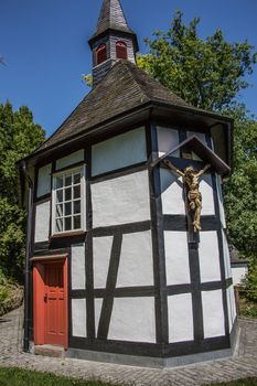 Half-timbered Heisterkapelle in Wissen