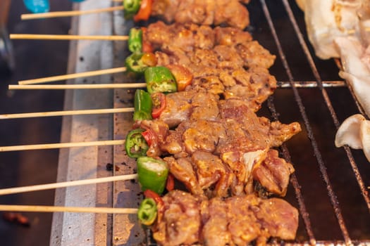 grilled pork Thai street food BBQ