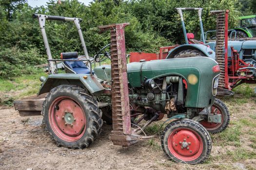 Tractors in the field