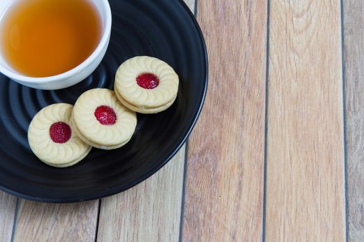 Cranberry filled cookies for tea break during a meeting.