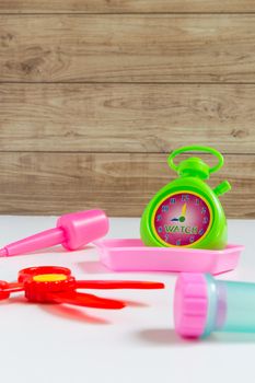 Colorful and vivid medical equipment toy for children.