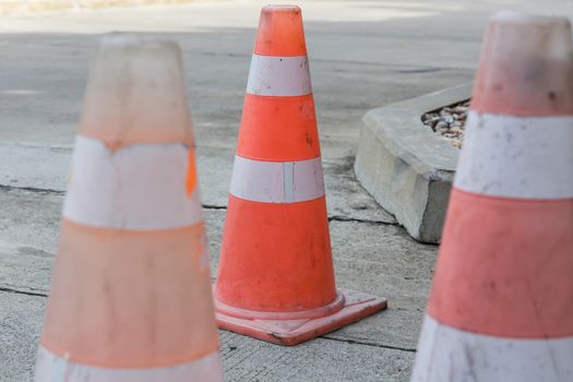 Roadwork is going on. Please do not enter.