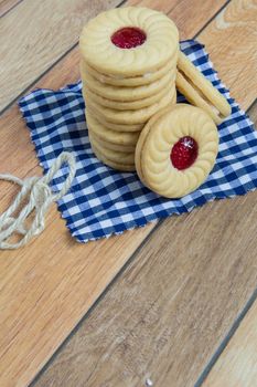 Cranberry filled cookies for tea break during a meeting.