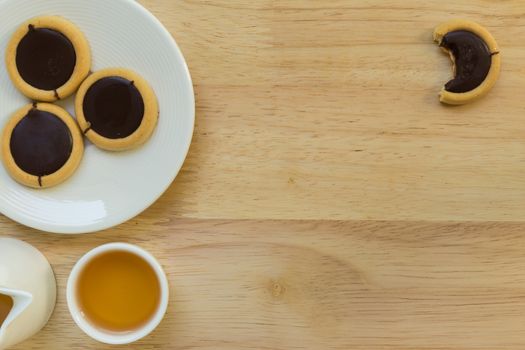 Relax with Cookies and Hot Tea for Tea Break
