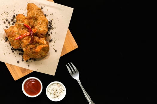 Spicy deep fried chicken great for snack break!