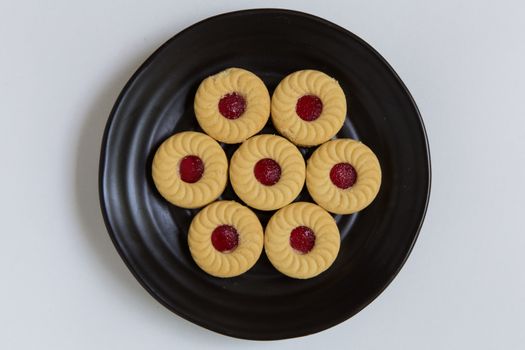 Cranberry filled cookies for tea break during a meeting.