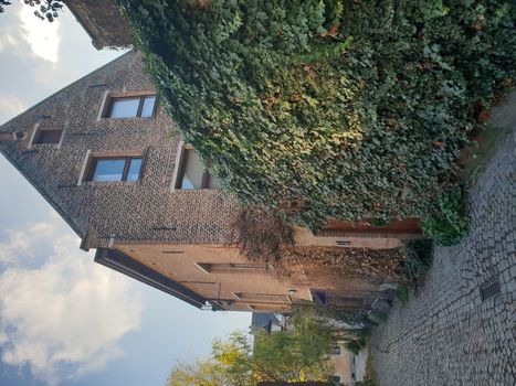 Mechelen, Flanders, Belgium - December 13, 2018: The Mechelen beguinage in the historical city center in Mechelen (Malines)