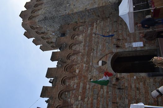 Colle Val D'Elsa - Streets in the old town of the beautiful medieval town in Tuscany (Italy) near to Siena