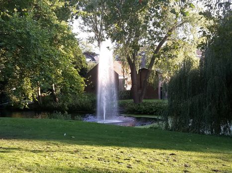 View of Ede-Wageningen, beautiful city in the Netherlands with an important university campus