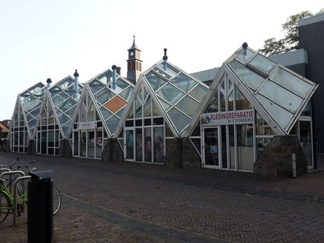 View of Ede-Wageningen, beautiful city in the Netherlands with an important university campus