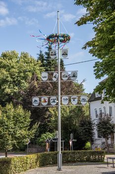 Kirchhundem with tree of partner cities