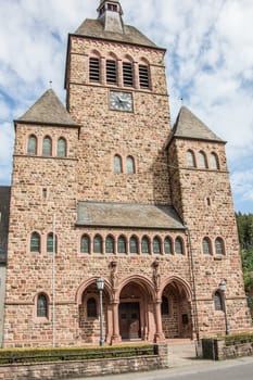 Christian natural stone church in Kirchhundem