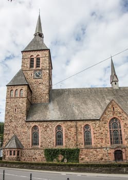 Christian natural stone church in Kirchhundem