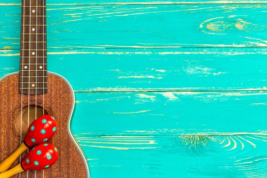 Ukulele is a Hawaiian Style String Music Instrument.