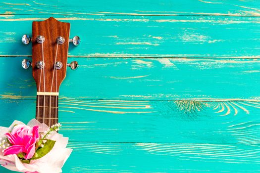Ukulele is a Hawaiian Style String Music Instrument.