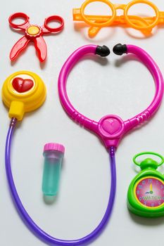 Colorful and vivid medical equipment toy for children.