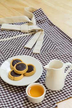 Relax with Cookies and Hot Tea for Tea Break