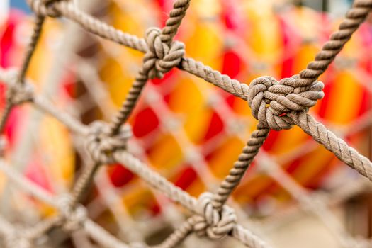 Close-up shot of playground revealing some interesting details.