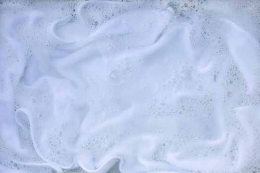 Soak a cloth before washing, white cloth