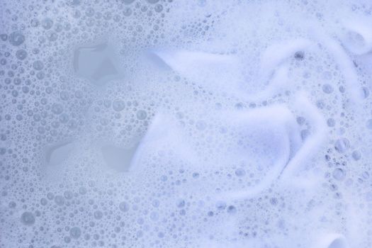 Soak a cloth before washing, white cloth