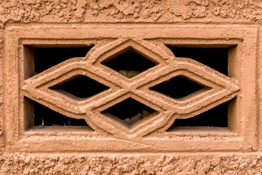 Close-up shot of stone brick wall revealing texture and detail.