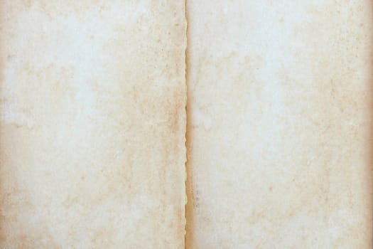 Empty old vintage brown page paper texture background. Copy space