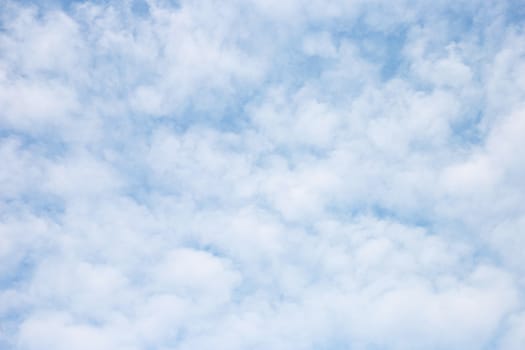 Blue sky background with cloud. Copy space