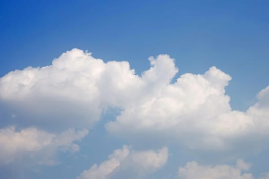 Blue sky background with cloud.