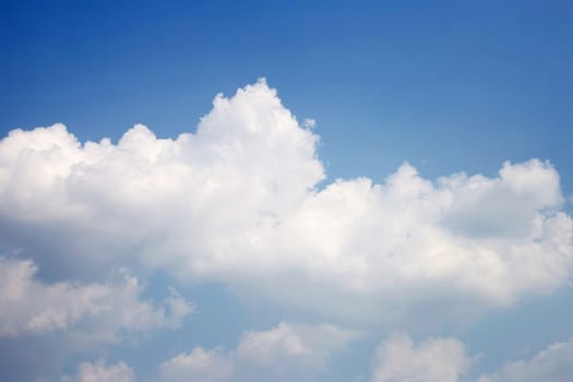 Blue sky background with cloud.