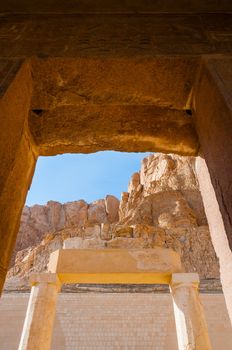 The Hatshepsut temple in the Valley of the Kings