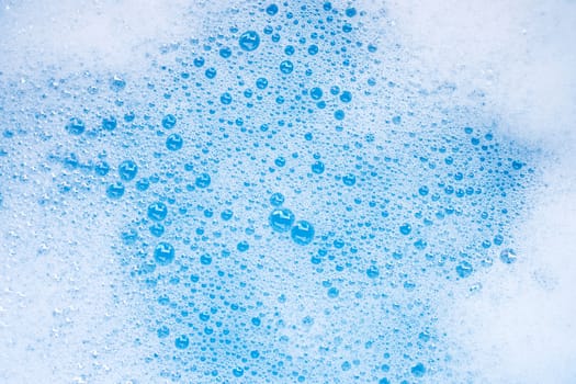 Detergent foam bubble. Top view