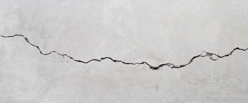 Cracked cement wall texture for background.