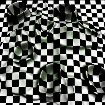 checkered texture 3d background  made in 3d software