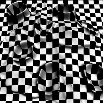 checkered texture 3d background  made in 3d software