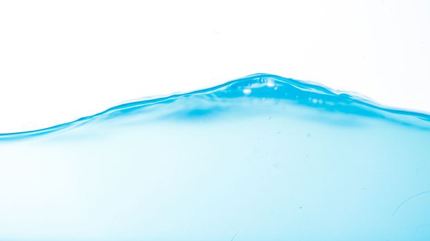 Water splash and ripple isolated on white background