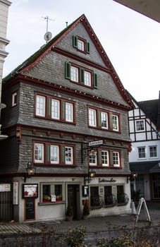 old half-timbered house in the Siegerland