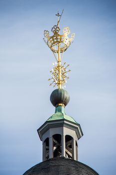 Nikolai church with crowns in the Siegerland