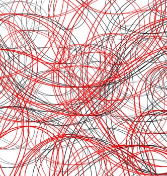 Abstract line Art made in 2d software