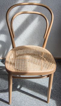 Thonet chair in beech wood and wattle