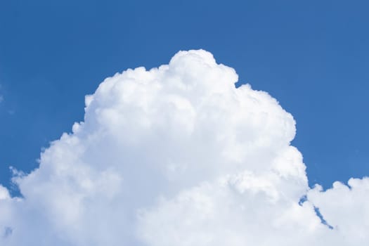 blue sky with white clouds. Nature background.