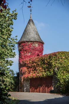 well-preserved fortress on the Lahn