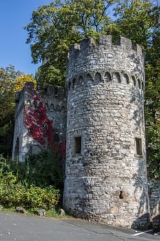 well-preserved fortress on the Lahn