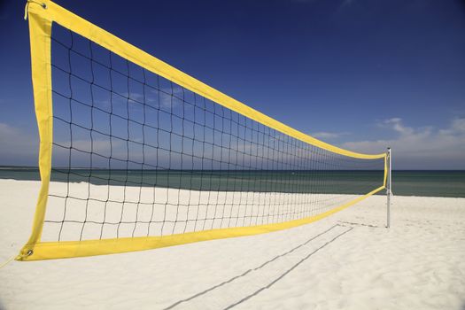 Beach volleyball net