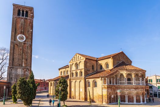 The Basilica of Santi Maria e Donato is a Catholic church in Murano, Italy. It is dedicated to the Virgin and to Saint Donat.
The foundation of this very old church dates back to the 7th century.