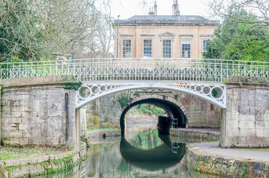bridge over canal in sydneys gardens