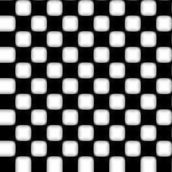 Black-white  checkered plane   made in 3d software